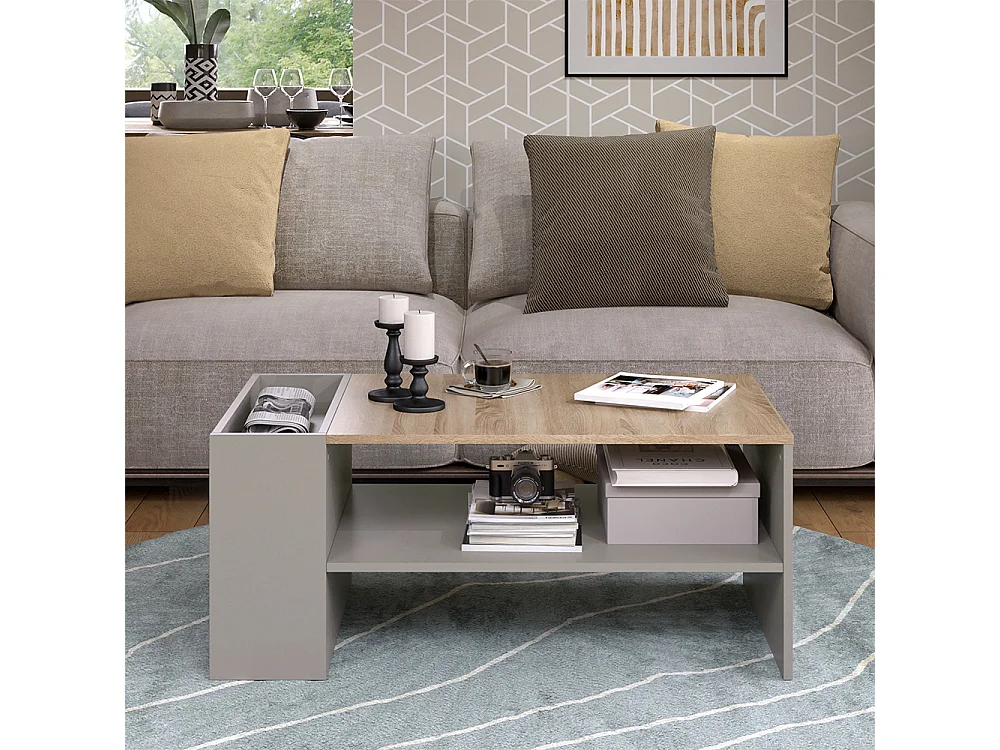 Couchtisch greige 100x55x42 wido