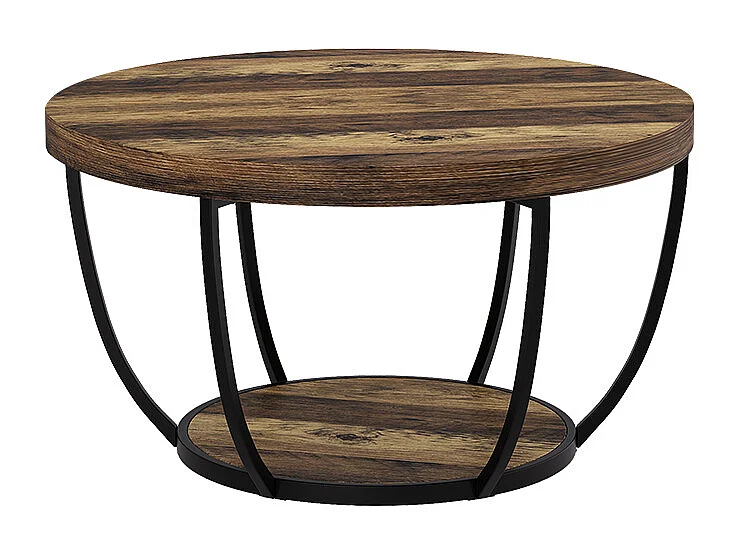 Couchtisch eiche rustikal 80x80x44 arvina