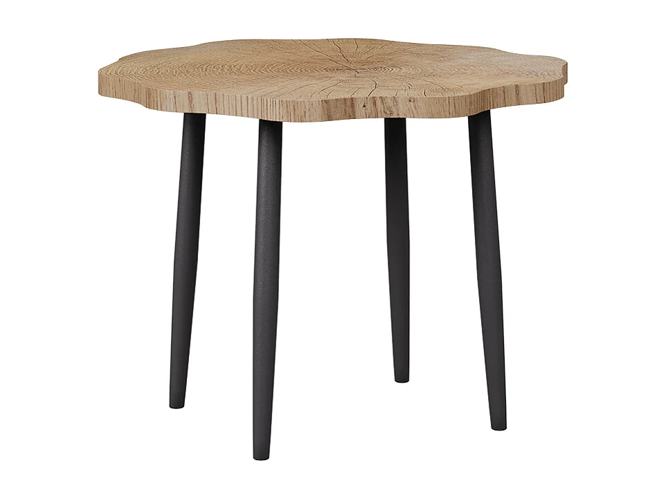 Coffee table oak 60x60x2.5 ringo