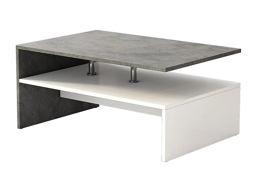 Tavolino da salotto calcestruzzo 90x60x42 mike