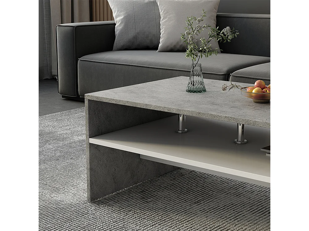 Sofabord beton 90x60x42 mike