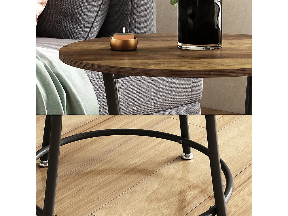 Couchtisch antikholz 50x50x55 quebec