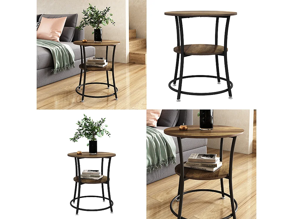 Couchtisch antikholz 50x50x55 quebec