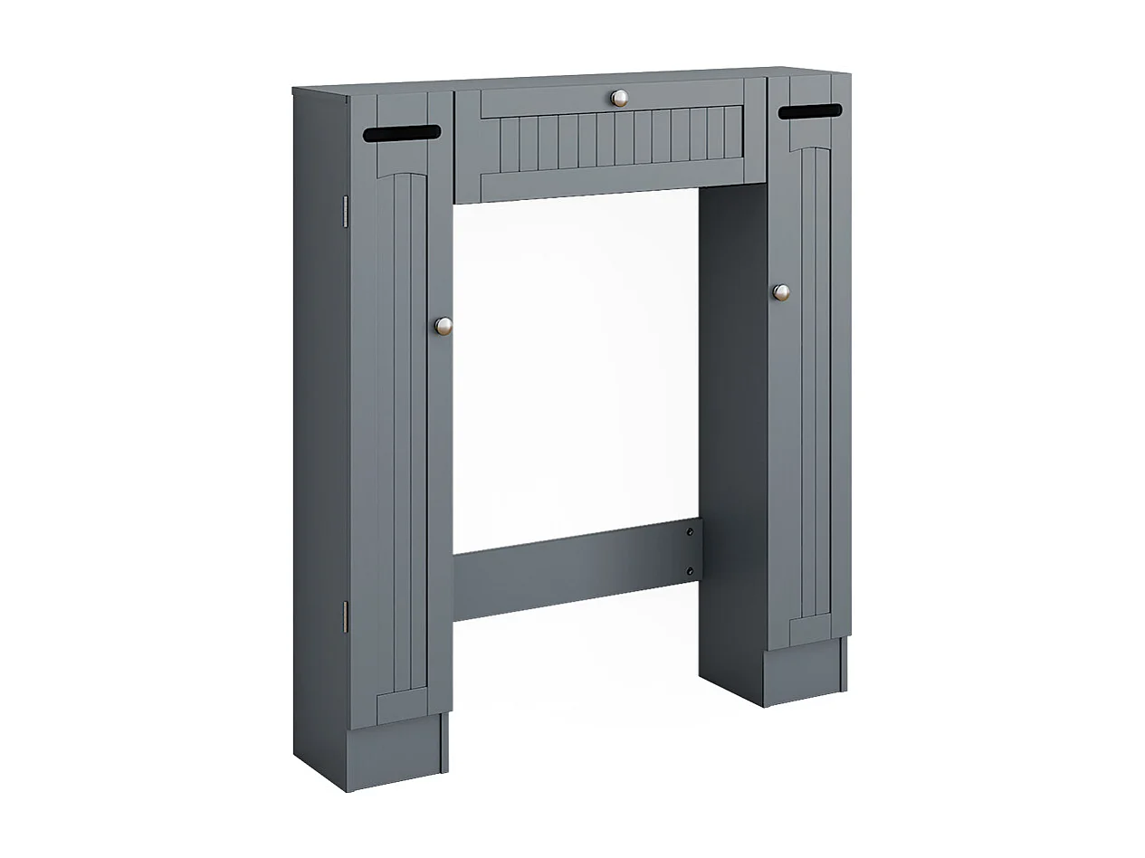 Armoire de toilette gris 89x19.5x99 bianco