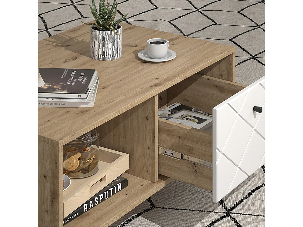 Sofabord håndværker egetræ 90.2x59.4x42.4 nizza