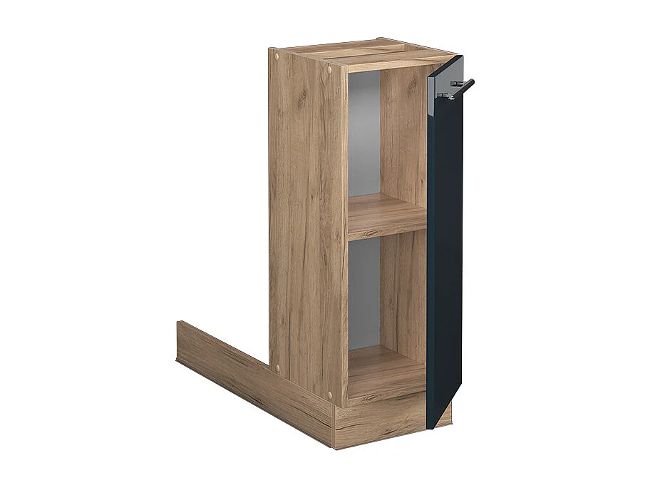 Armoires de cuisine  bleu foncé brillant 30x70x82 fame-line