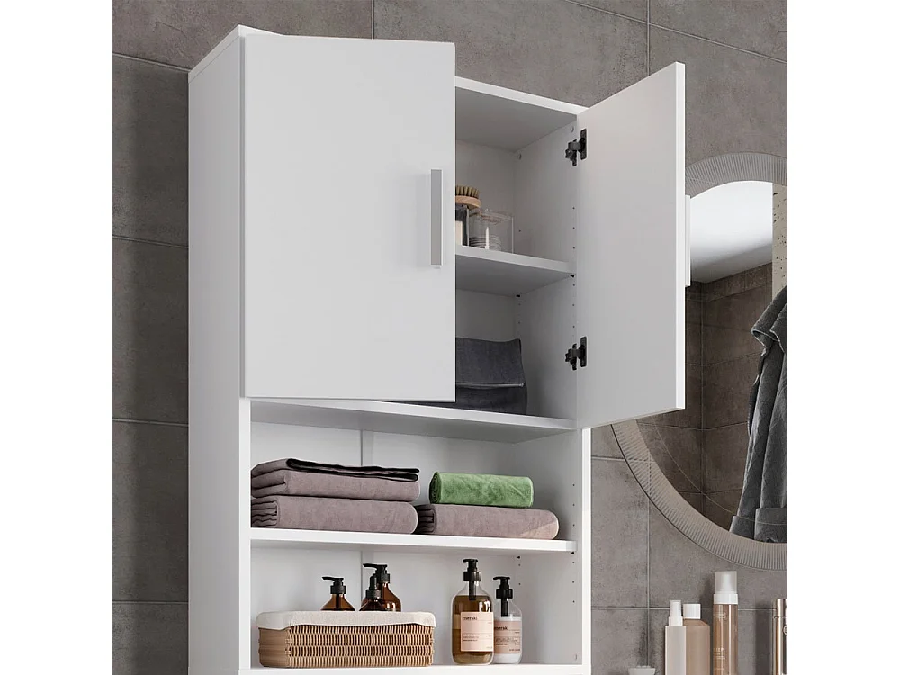 Armoire de toilette blanc 64x26x190