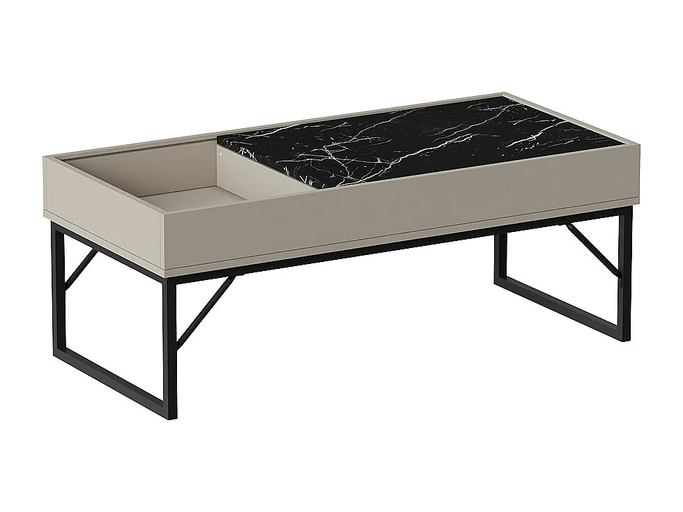 Couchtisch creme 105x50x40 lunero