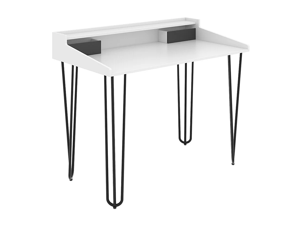 Schreibtisch weiß 110x60x89.5 sannar