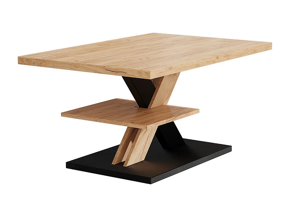 Table basse noir 90x60x45 arivo