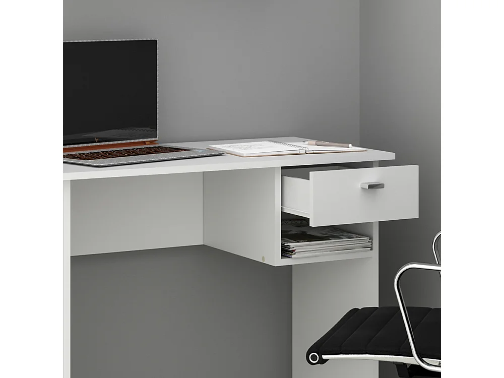 Bureau blanc 90x50x74.6 colin