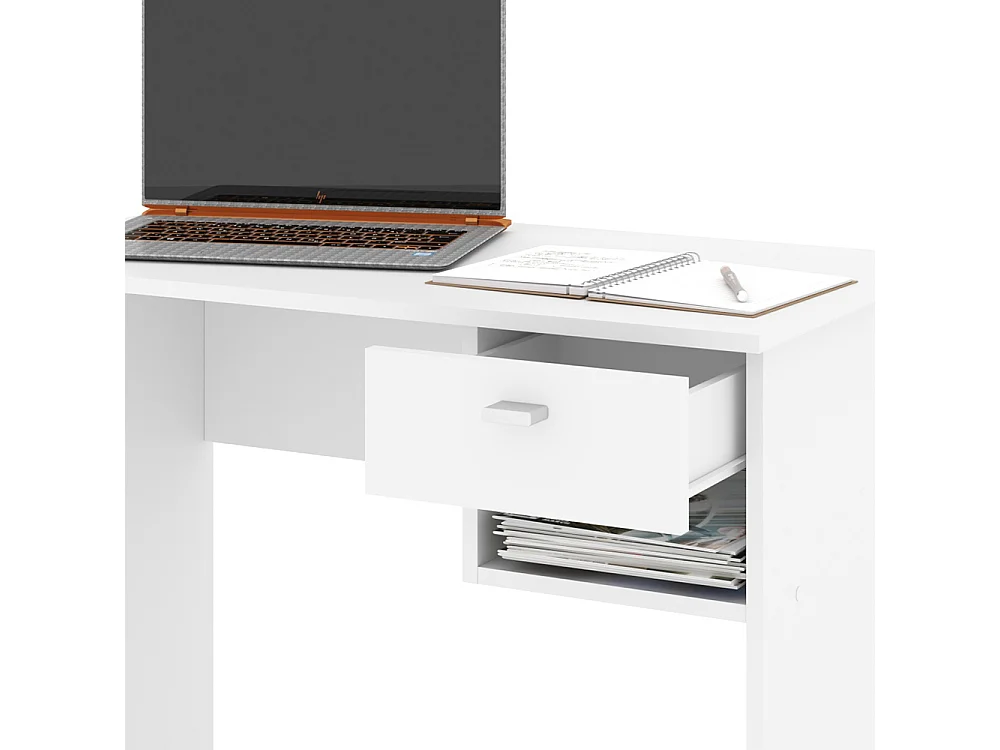 Bureau blanc 90x50x74.6 colin