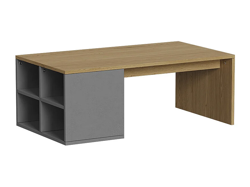 Table basse anthracite 90x50x33.6 kivo