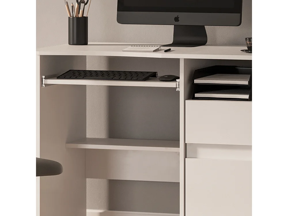 Schreibtisch weiß 91x59x77 polo