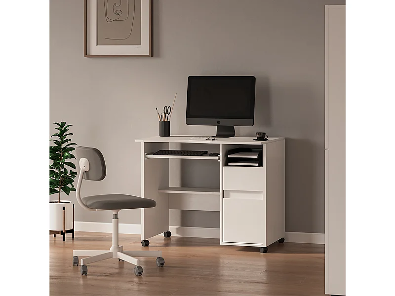 Schreibtisch weiß 91x59x77 polo