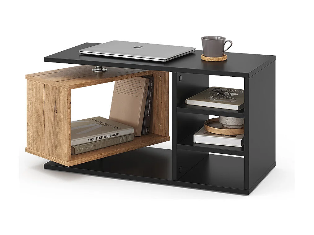 Couchtisch schwarz 88x35x40 rafi