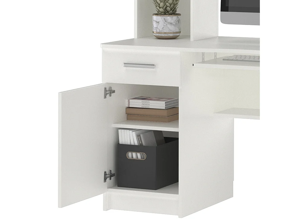 Schreibtisch weiß 120.1x59.5x201.6 crossline