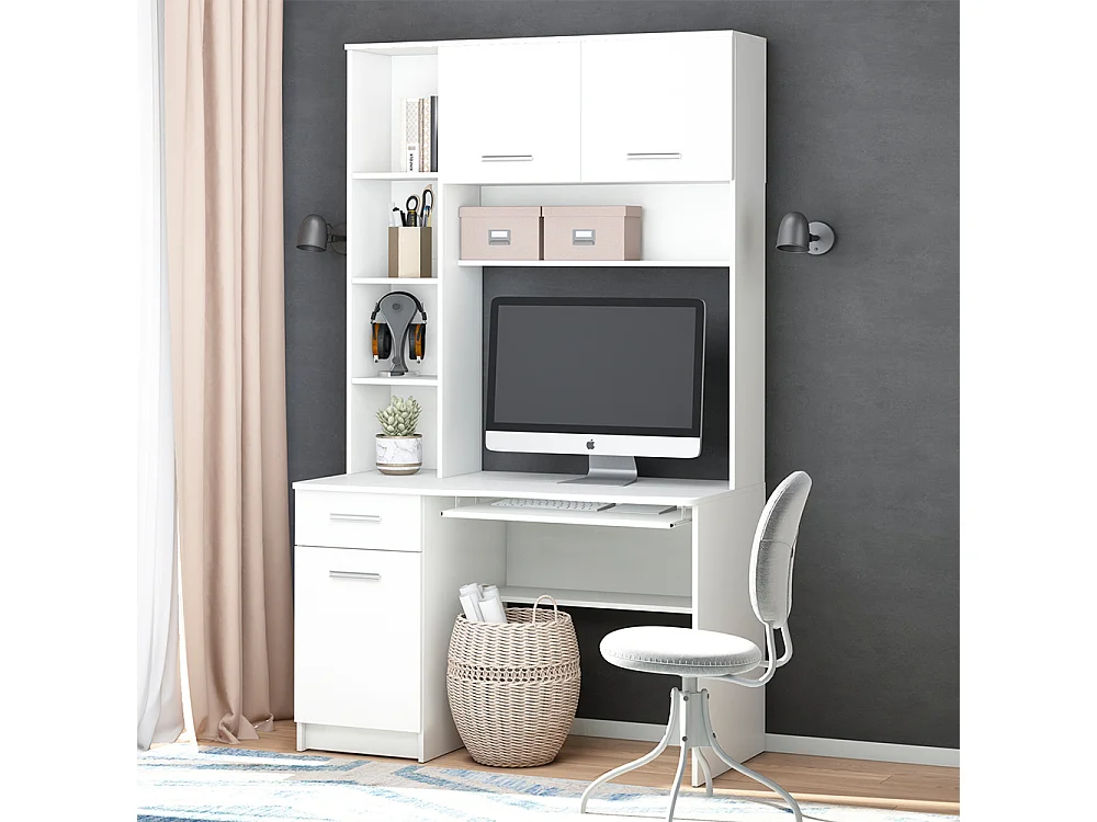 Bureau blanc 120.1x59.5x201.6 crossline