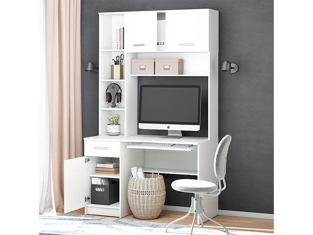 Bureau blanc 120.1x59.5x201.6 crossline