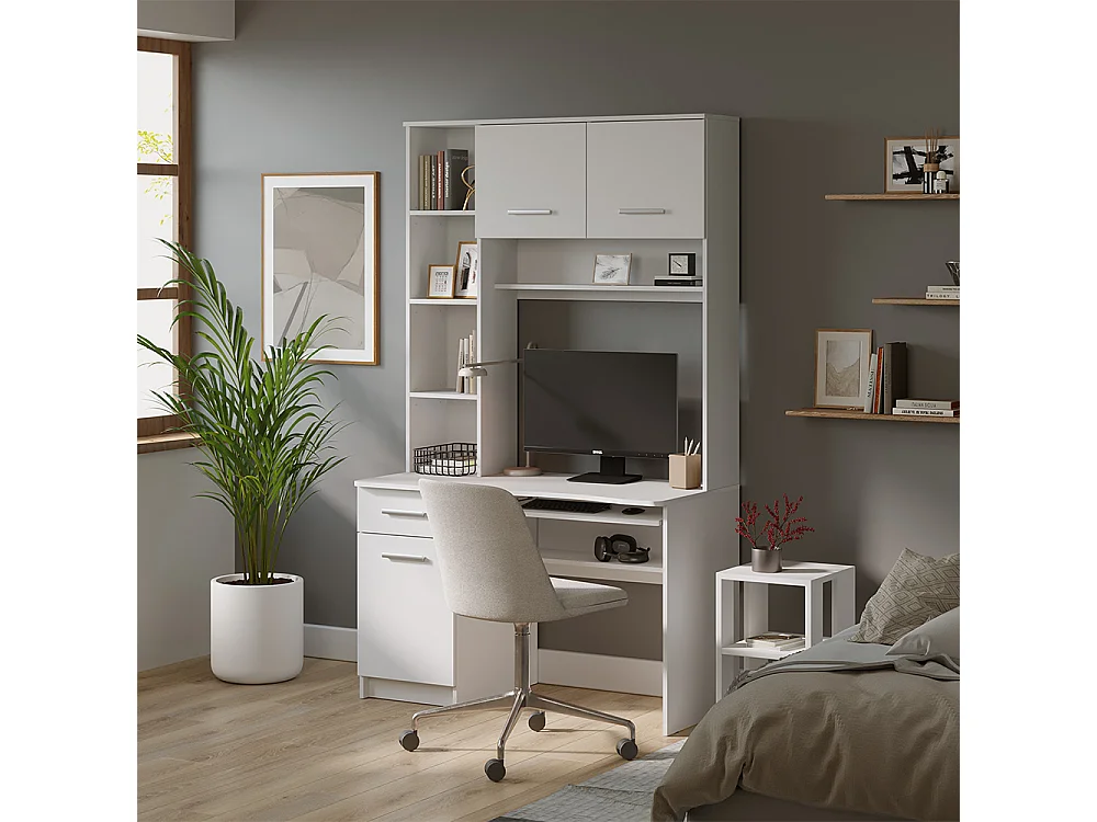 Schreibtisch weiß 120.1x59.5x201.6 crossline