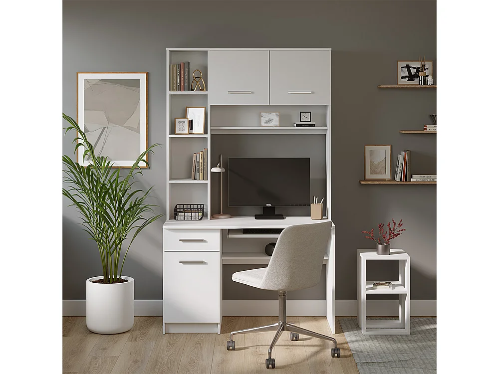 Schreibtisch weiß 120.1x59.5x201.6 crossline