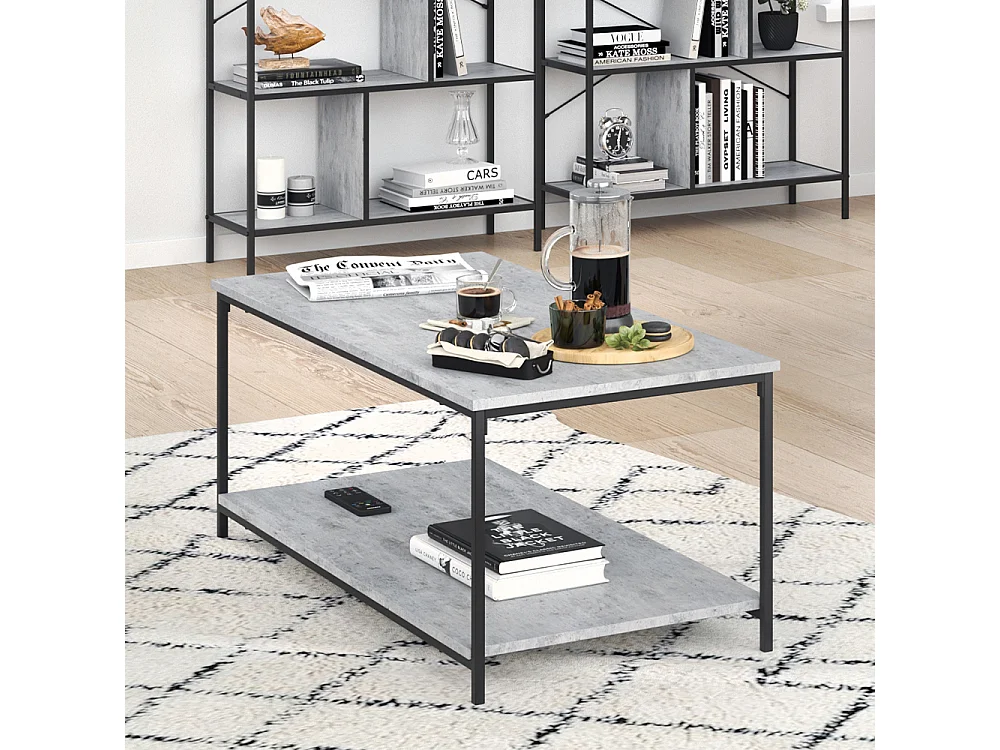 Couchtisch beton 108x52x45 fyrk