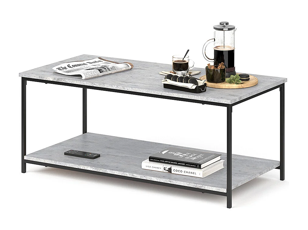 Table basse béton 108x52x45 fyrk