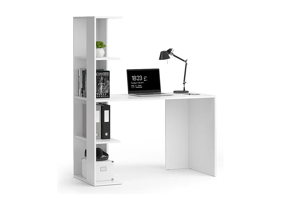 Schreibtisch weiß 122.2x55.2x75.8 tower