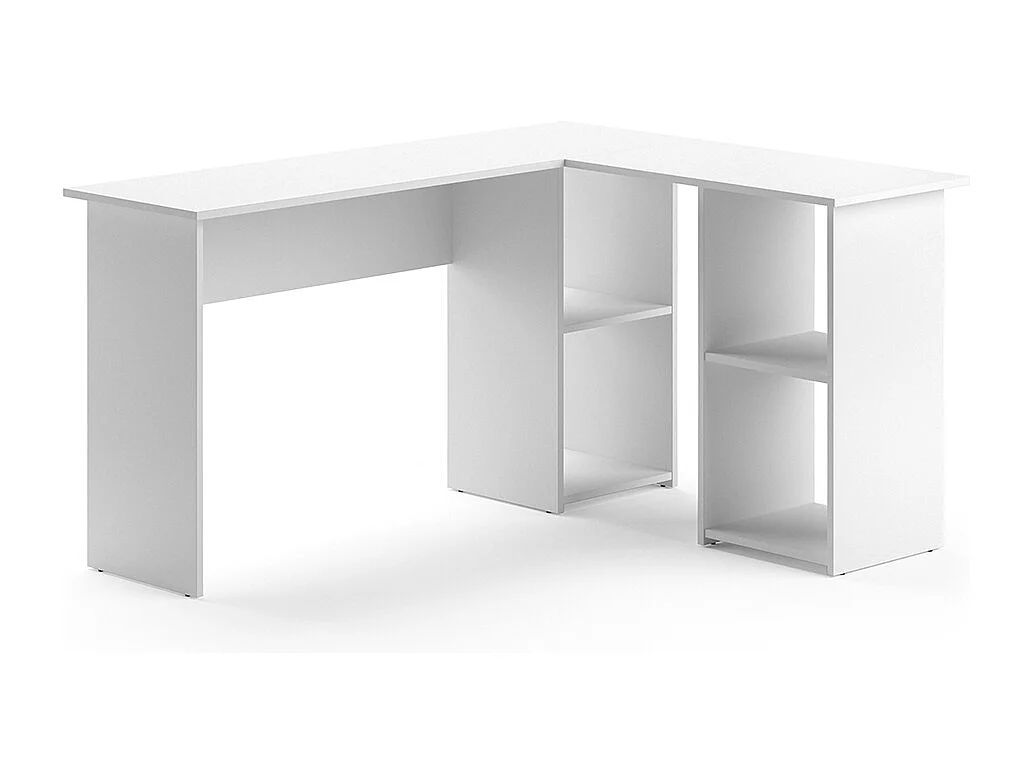 Bureau dangle blanc 136x112x73 carlo