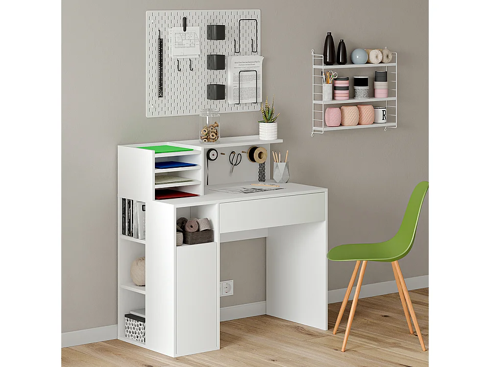 Bureau blanc 100x50x100