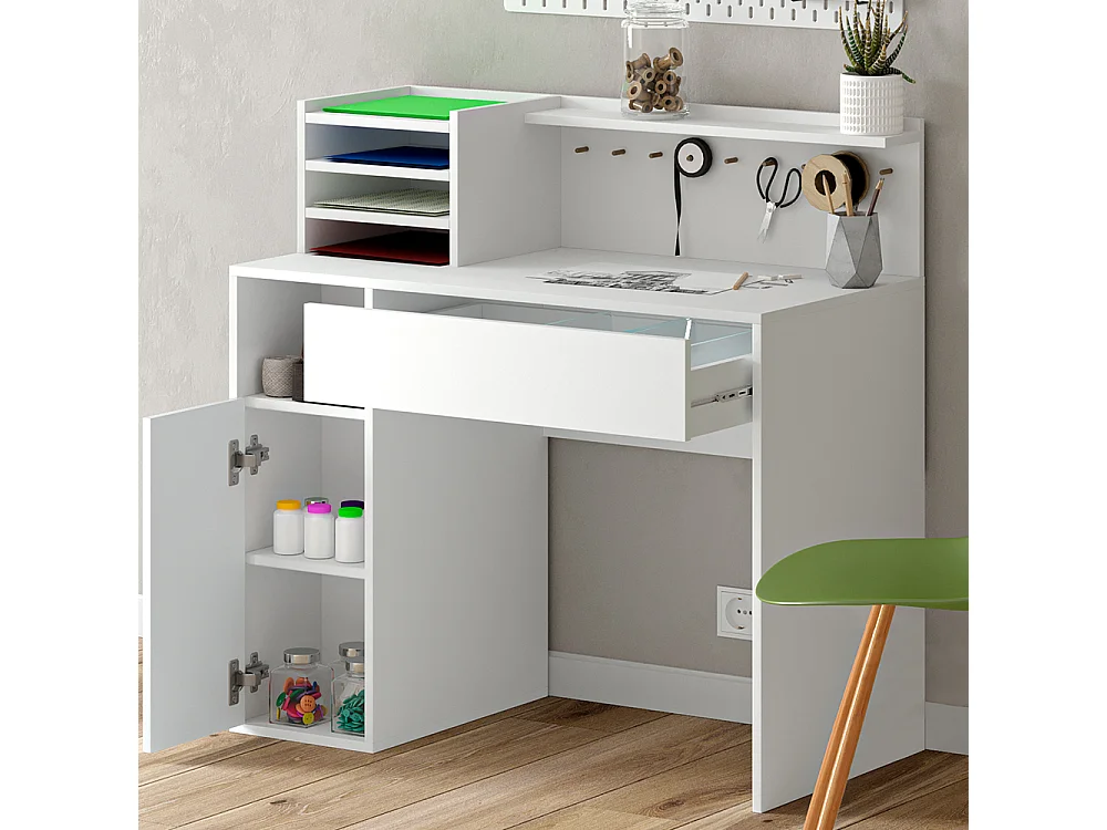 Bureau blanc 100x50x100