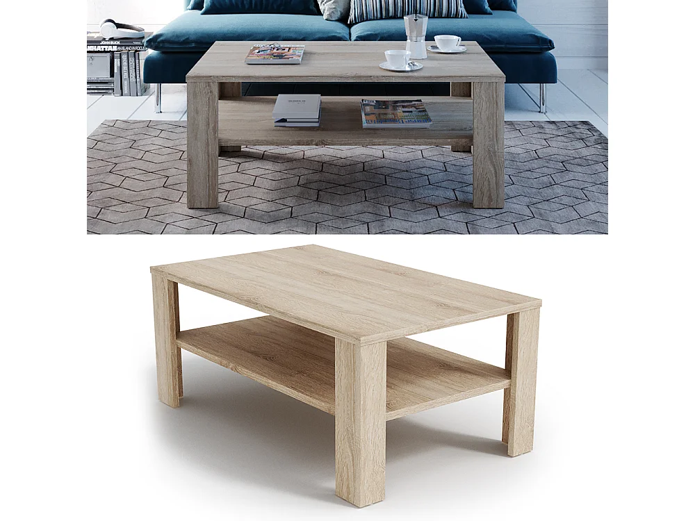 Couchtisch sonoma 100x60x42