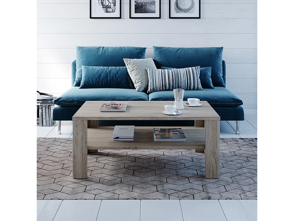 Table basse sonoma 100x60x42