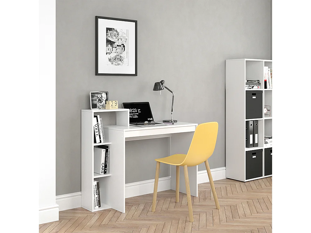 Schreibtisch weiß 110x40x91 leo