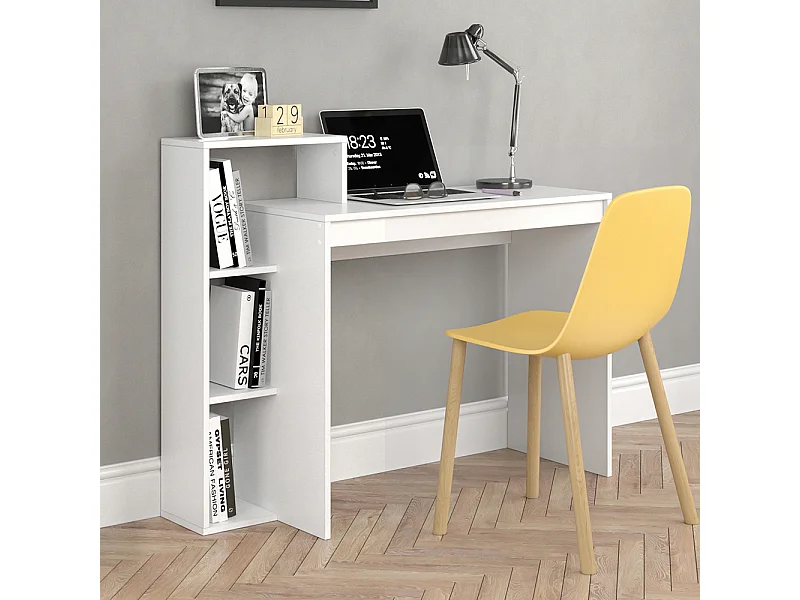 Schreibtisch weiß 110x40x91 leo