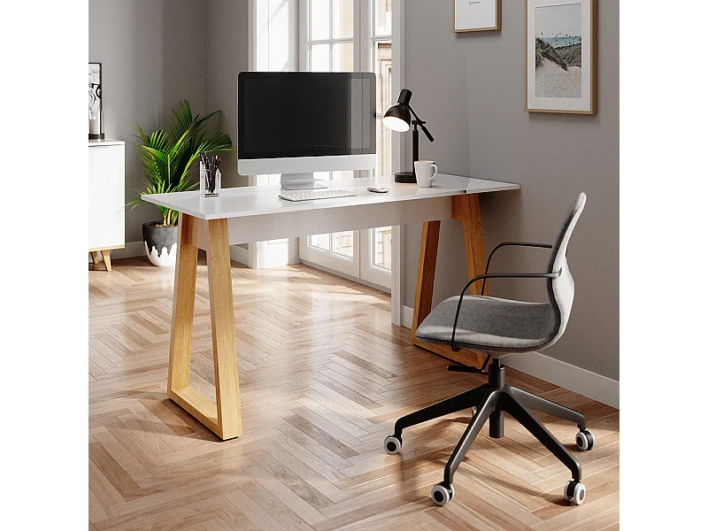 Schreibtisch weiß 138x60x77 nautica