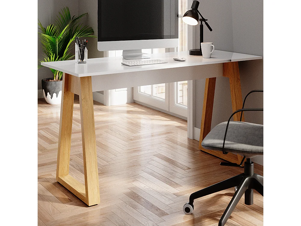 Bureau blanc 138x60x77 nautica