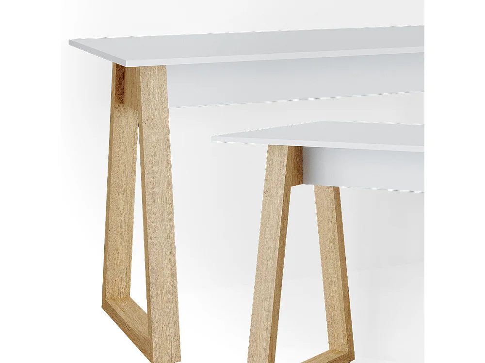 Bureau blanc 138x60x77 nautica