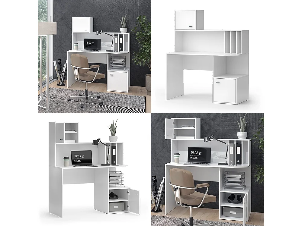 Bureau blanc 115x55x76.4 alwin