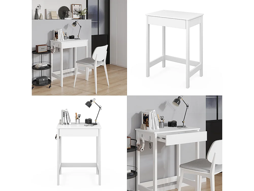 Bureau  blanc 60x40x76.5 surrey