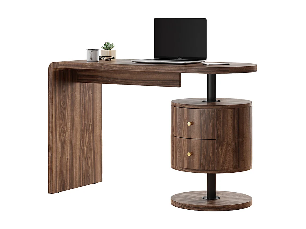 Bureau chêne rustique 120x50x76 lara