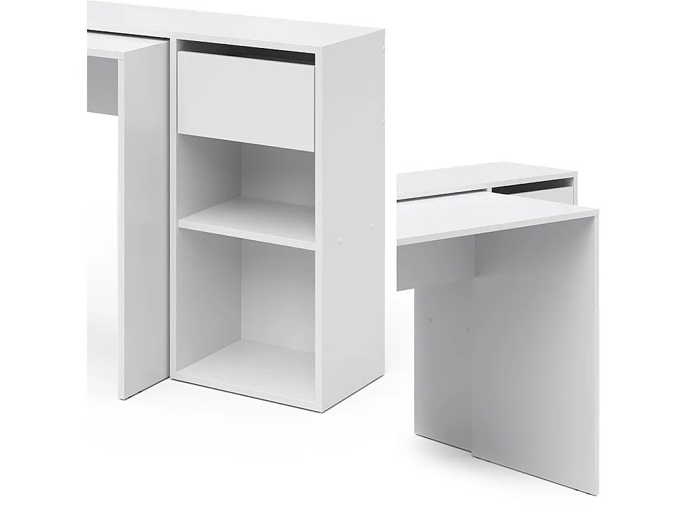 Scrivania bianco 145x46.4x75.8 ben