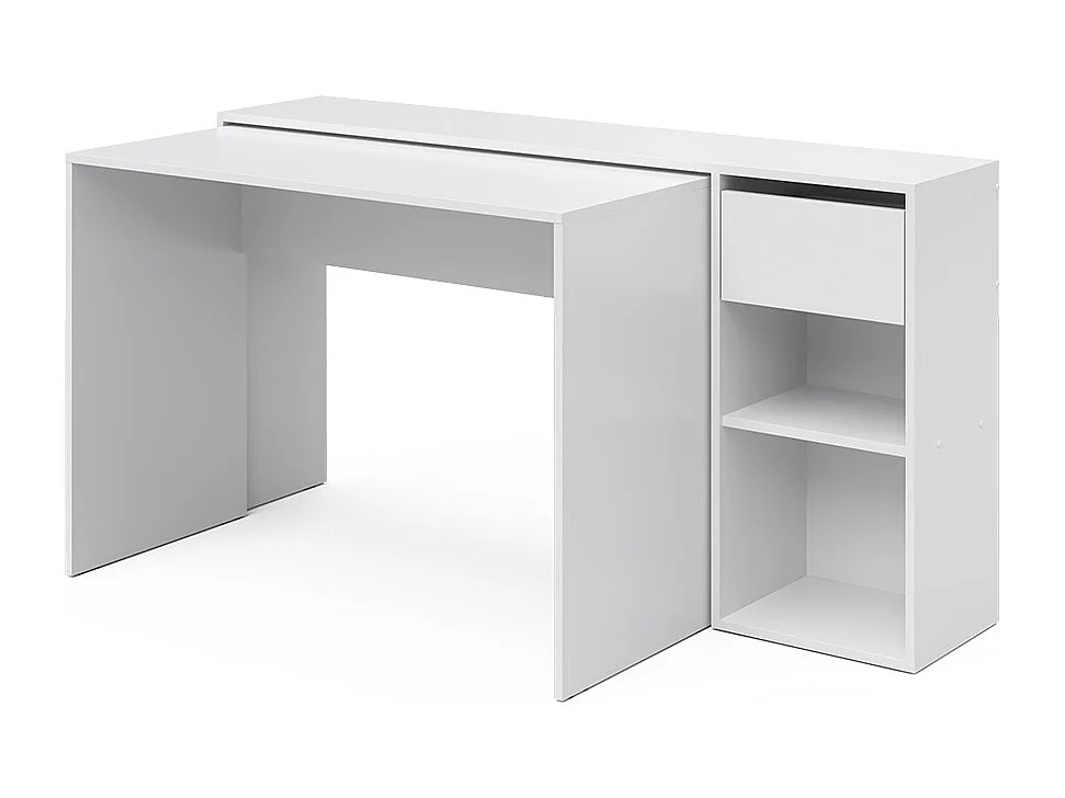 Bureau blanc 145x46.4x75.8 ben