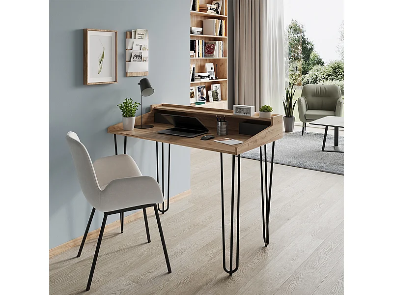 Schreibtisch eiche 110x60x89.5 sannar