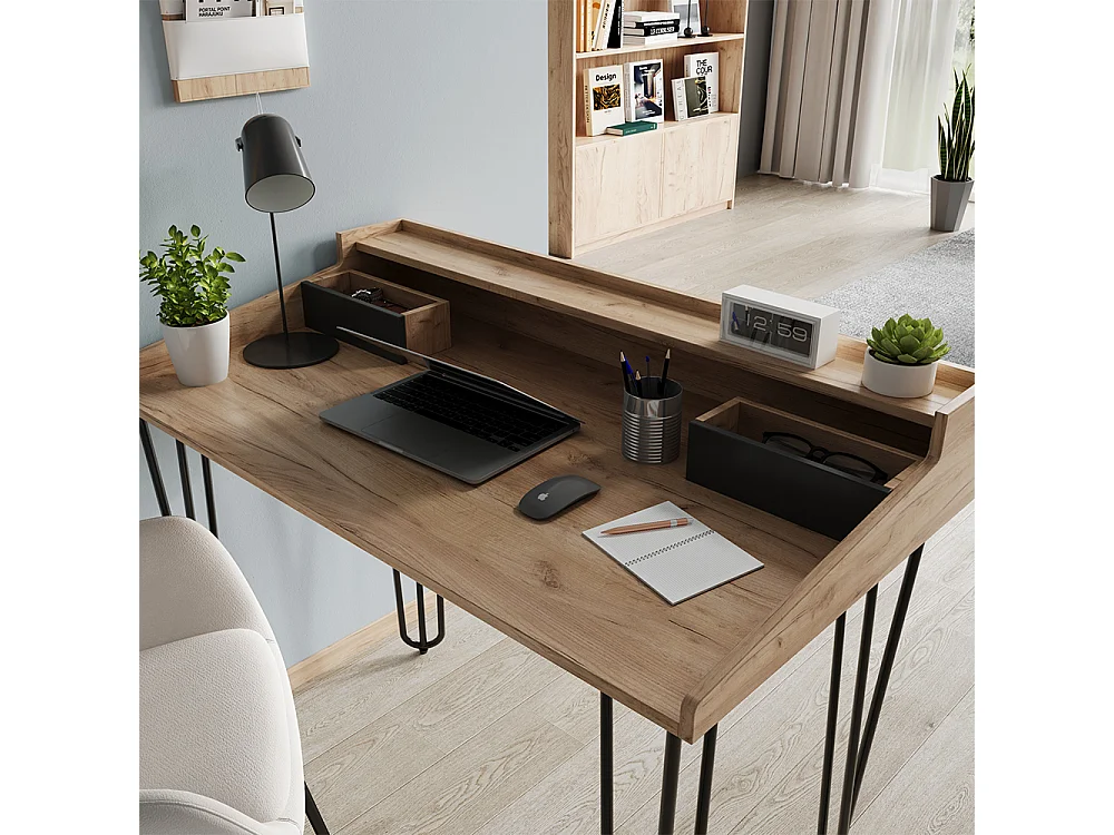 Schreibtisch eiche 110x60x89.5 sannar