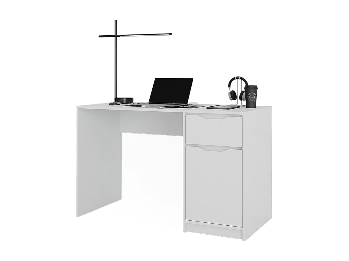 Bureau blanc 120x55x75.6 ruben