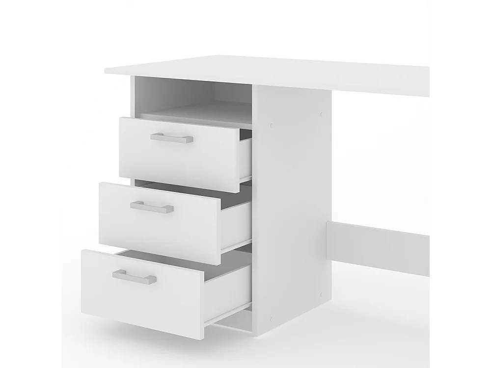 Schreibtisch weiß 120x50x76.6 meiko