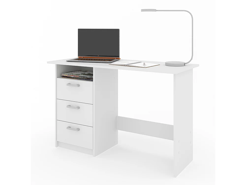 Schreibtisch weiß 120x50x76.6 meiko