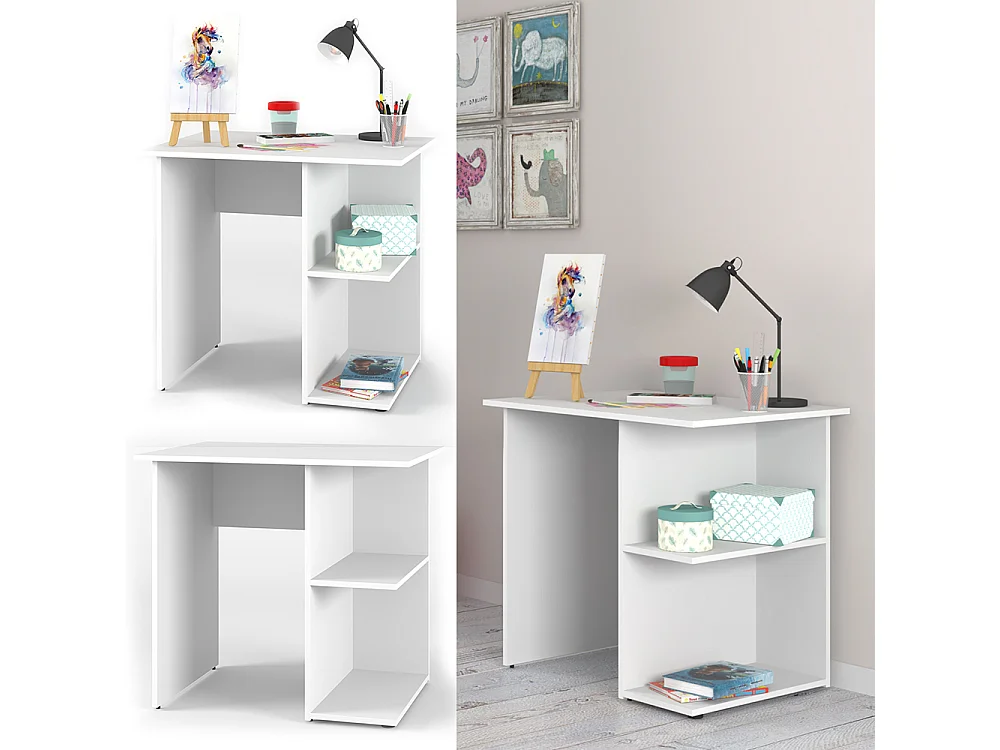 Bureau blanc 82x60x76 simple