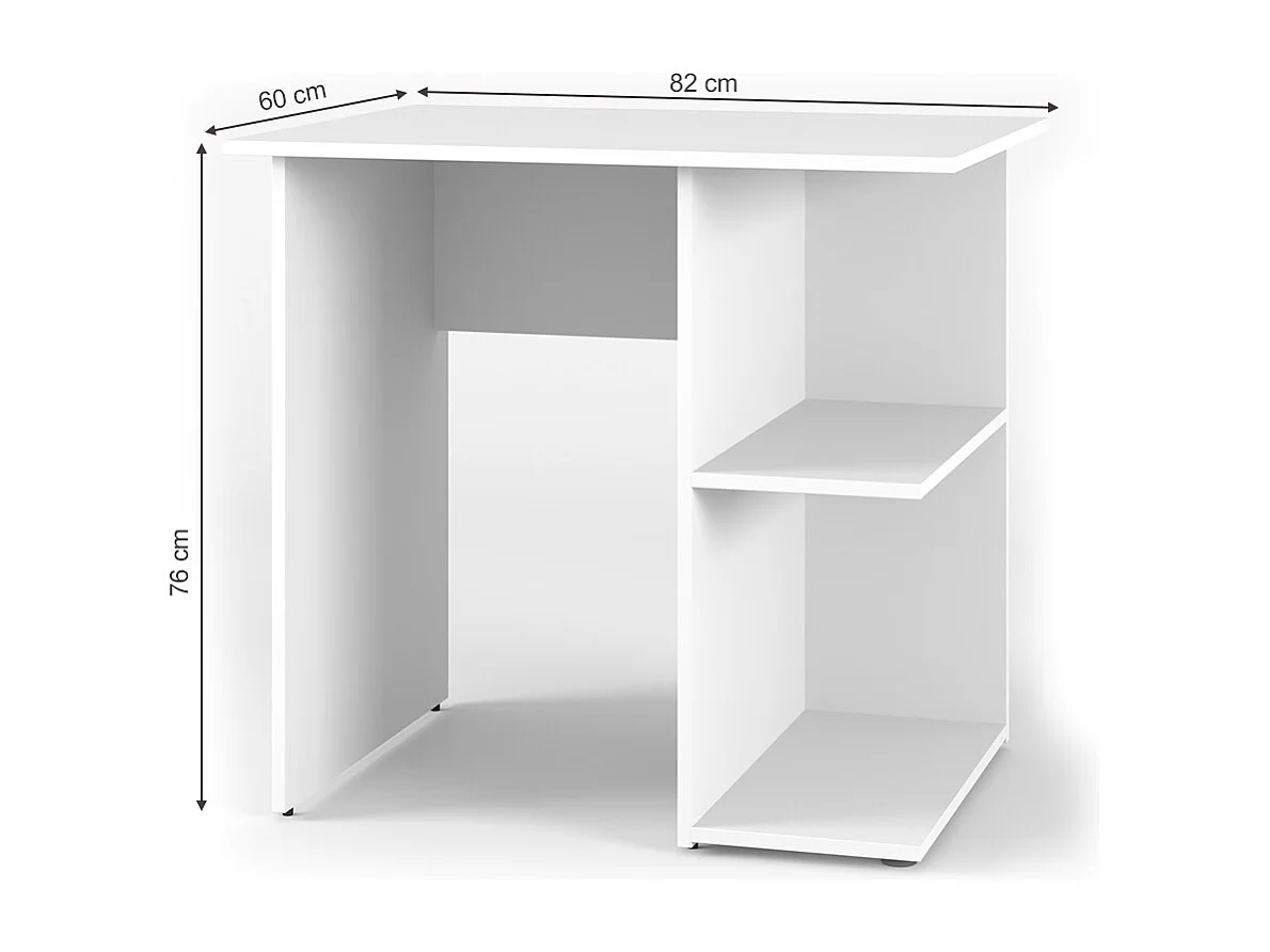 Bureau blanc 82x60x76 simple
